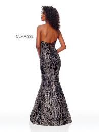 Clarisse Dress 3719 Black Gold Glitter Prom Dress Prom 2019
