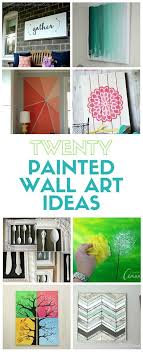 20 Painted Wall Art Ideas The Crafty