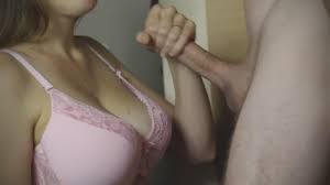 Wife gives handjob in pink bra : r/BraKink