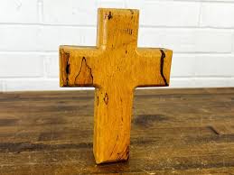 Simple Wooden Wall Cross Vintage Wall