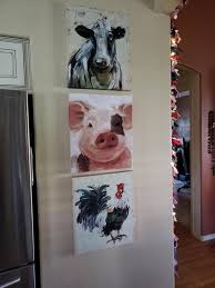 Expected delivery from date 7/18/2021 to 7/23/2021. Farm Animal Canvas Wall Art Farm Animals Decor Farm Animal Canvas Farm Animal Paintings