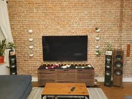 Tv On A Brick Wall Without Drilling