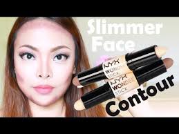 my face slimming contour routine nyx