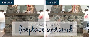 How To Clean A Fireplace Surround The