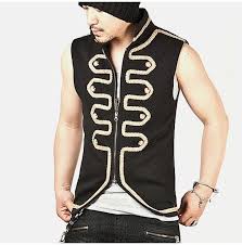 Runway Lux Gold Embroidery Napoleon Vest