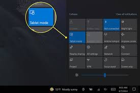 how to turn off tablet mode in windows 10