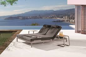 Barite Modern Outdoor Double Chaise