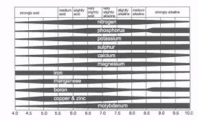 Chart Of The Effect Of Soil Ph On Nutrient Availability