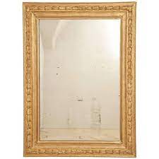 French Louis Xvi Gilt Wall Mirror With