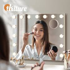 oikiture hollywood makeup mirror