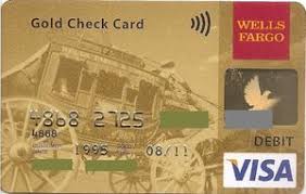 A debit card for teens and kids with a set of digital tools to help them learn good money habits in the chase mobile app. Bank Card Wells Fargo Gold Check Card Wells Fargo United States Of America Col Us Vi 0058 04