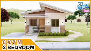 small house design 6x7m 2 bedroom
