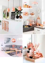 cool rose gold home decor accessories