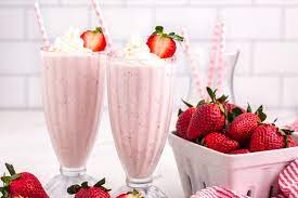 homemade strawberry milkshake recipe