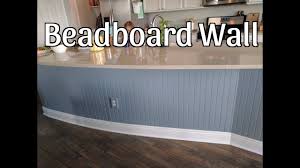 beadboard wall on kitchen island you