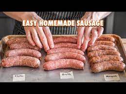 how to make your own sausage you