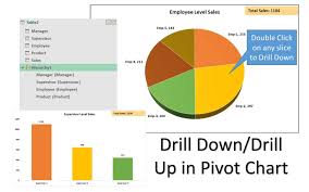 drill up feature in pivot chart