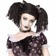 gothic rag doll wig halloween