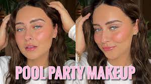 grwm summer pool party 10 minute makeup