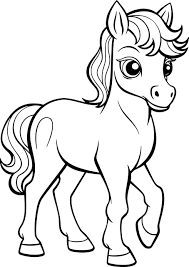 horse coloring book a fun horses and