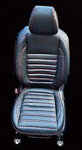 Kia Seltos Black Pu Leather Car Seat Cover