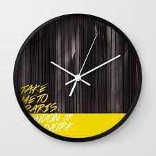 Paris London Or New York Wall Clock By
