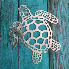 Sea Turtle 16 75 Handmade Metal Wall