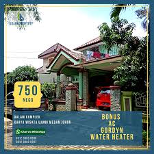 Mungkin kadang lokasi rumahnya tidak masuk mobil?? Jual Rumah Murah Bonus Ac Gordyn Water Heater Di Karya Wisata Ujung Medan Johor Buana Properti Medan