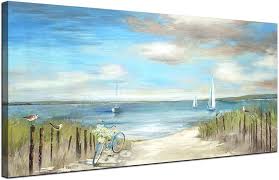 Beach Themed Wall Art Canvas Artwork
