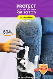 Sticky paws is a product made to deter cats from scratching furniture. Stop Cat From Scratching Couch Amazing Shields Is An Anti Scratching Furniture Protector It Will Protect Your Fu Cat Scratching Furniture Cat Couch Cat Proof