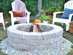 how to build an easy backyard fire pit