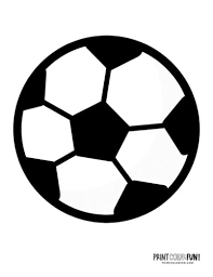 soccer ball coloring pages clipart
