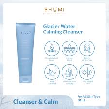 bhumi glacier water calming cleanser