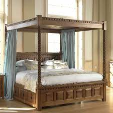 Four Poster Bed Curtains In Asina
