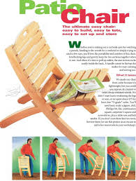 folding patio chair plans woodarchivist