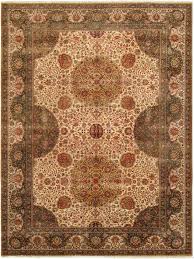 hand knotted lamb s wool area rug