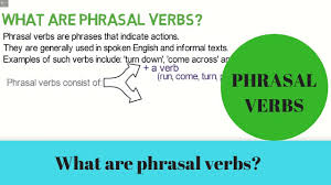 What Are Phrasal Verbs How Are They Used