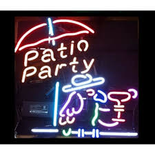 Patio Party Neon Bar Sign