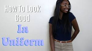 how to look good in a uniform