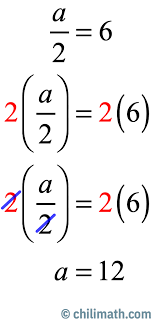 One Step Equations Practice Problems