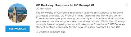 prompts college      UC Berkeley Admissions 