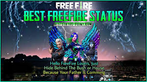 Cool username ideas for online games and services related to freefire in one place. Free Fire Status 659 Best Freefire Status In Hindi English