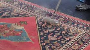 watch as we wash an antique rug you