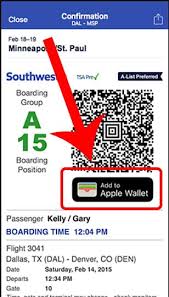 Add A Boarding Pass To Apple Wallet