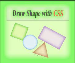 how to draw square circle triangle
