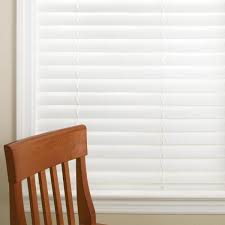Each blind is made from a high grade material designed to cope with the rigours of a busy existence. Home Decorators Collection White Cordless 2 In Faux Wood Blind 35 In W X 64 In L Actual Size 34 5 In W X 64 In L 10793478184453 The Home Depot
