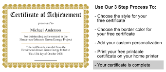 Free Printable Certificates Personalize It Then Print It