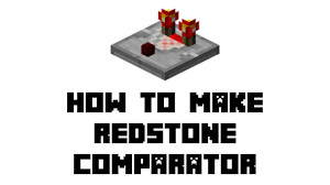 A minecraft redstone comparator is a mechanism that has four basic functions: Minecraft Survival How To Make Redstone Comparator Youtube