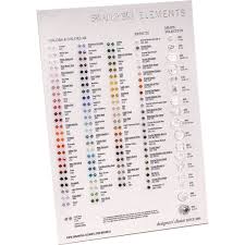 Sample Card Swarovski 5328 Beads Color And Shape Chart