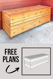 Diy Outdoor Storage Box With Plans